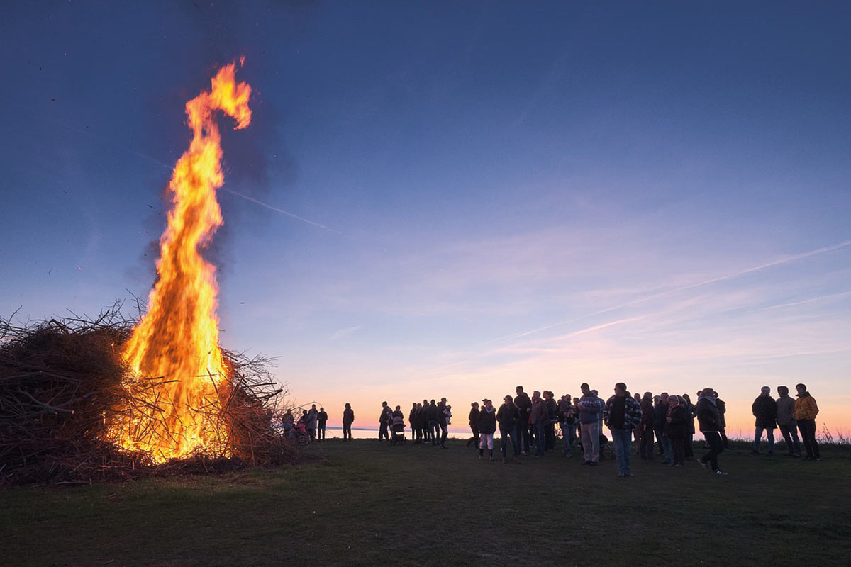 Wenn auf Sylt die Flammen lodern, …