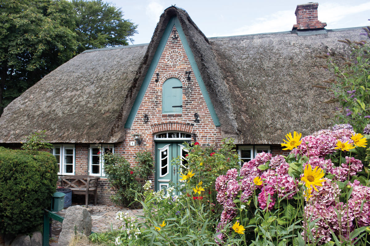 Schicke und traditionelle Dächer